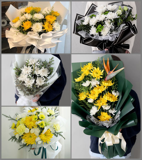 浙江省杭州余杭区鸬鸟镇雅城村白事花束代送